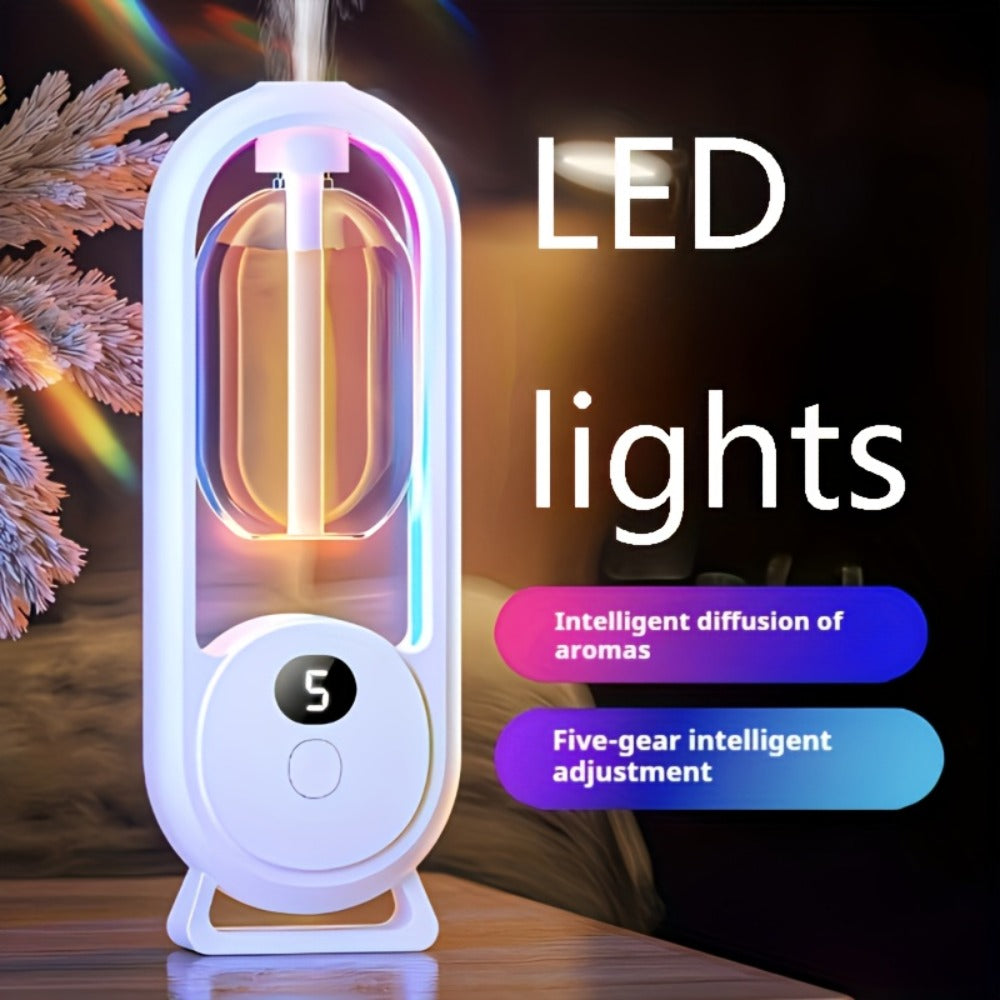 Aroma Diffuser with Essential Oils Set Cool Mist Humidifier 5 Settings for Bedroom Living Room Hotel Spa Yoga Home Relaxation Aromatherapy Diffuser Gift Set with 1 or 3 Essential Oil Bottles