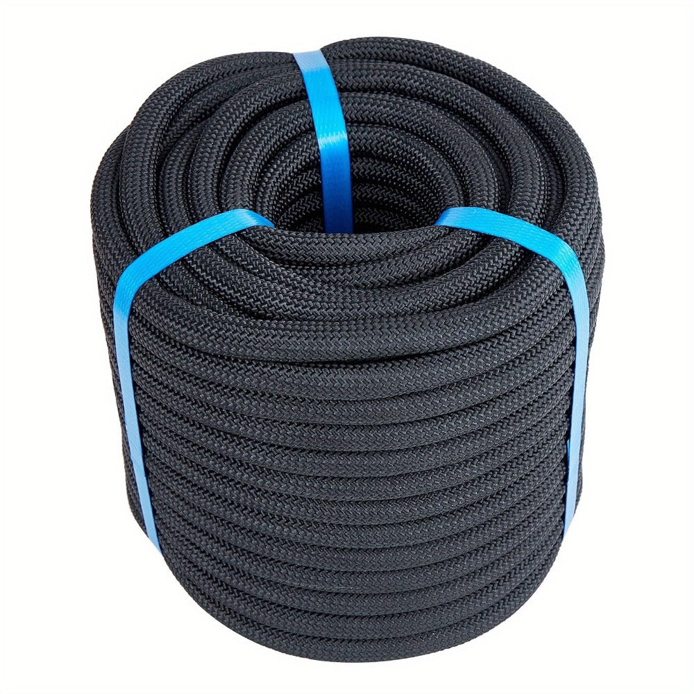 Double Braided Nylon Rope 1/2 Inch Heavy Duty Polyester ¨C 100ft 150ft 200ft Multi-Color for Anchoring Towing Cargo Sailing Dock Lines & Outdoor Use