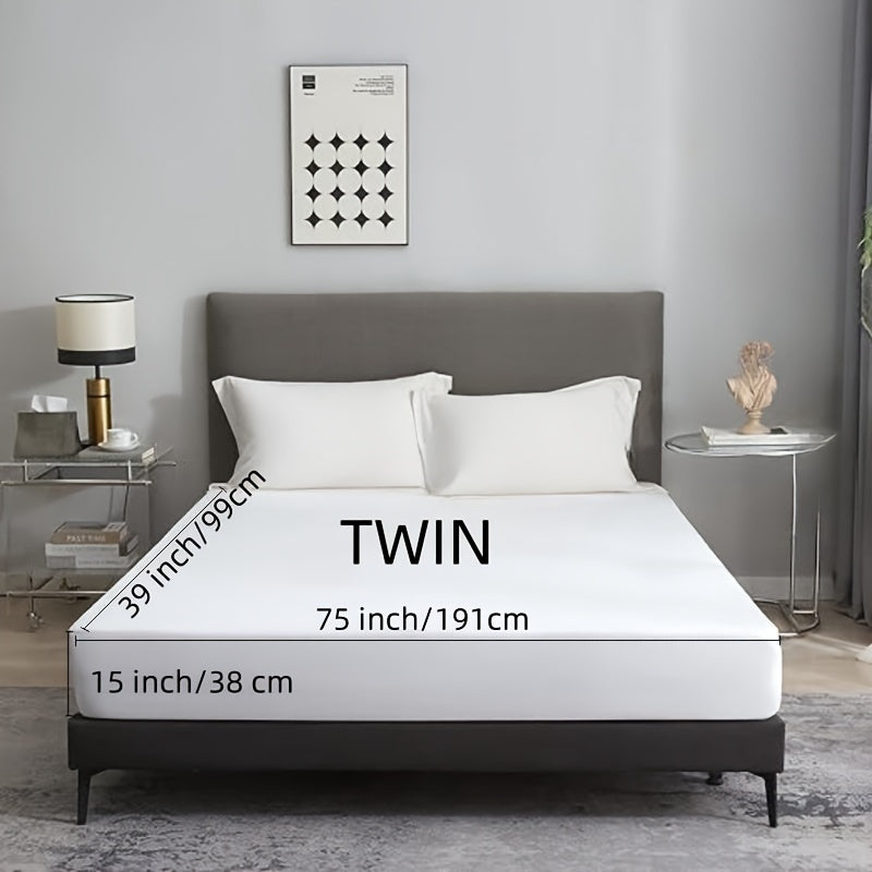 Waterproof Mattress Protector 2 Pack - Soft Microfiber Terry Cover, Noiseless Washable Fitted Sheet 8¡±-14¡± Deep Pocket, Twin Full Queen King