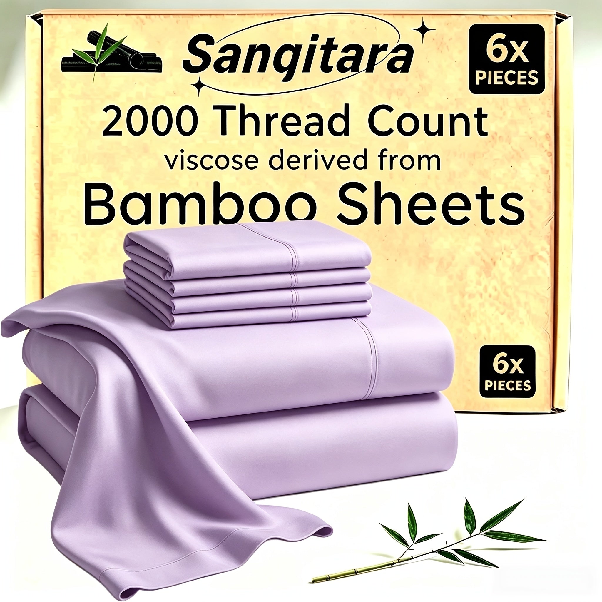 Cooling Fitted Sheet Bamboo Blend Ultra-Soft Deep Pocket Bed Sheet for Hot Sleepers Twin Full Queen King Size Machine Washable Breathable Cooling Bedding White Black Gray Navy Purple Apricot