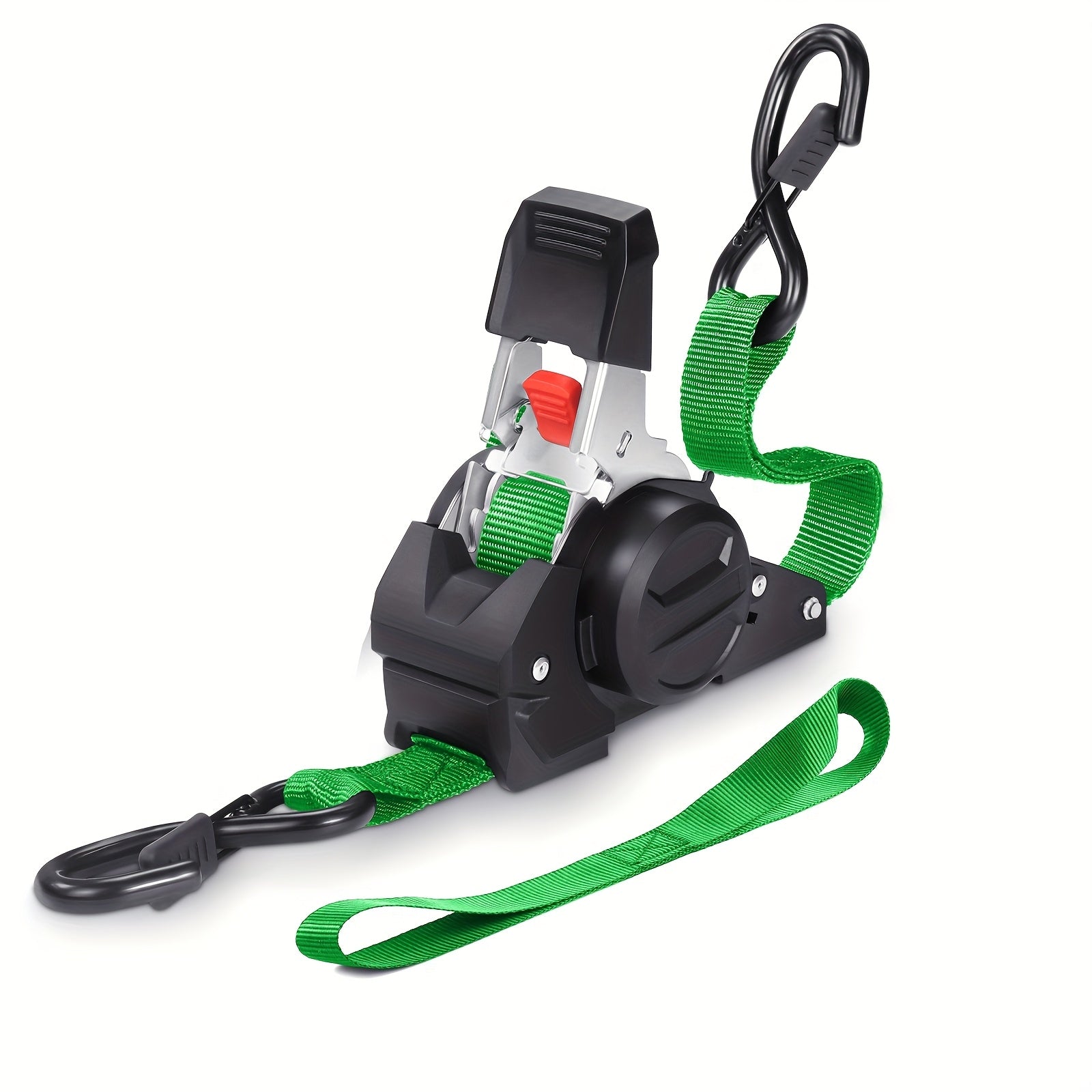 Retractable Ratchet Straps with Extension Strap ¨C Heavy Duty Auto Self-Retracting Tie Down Cargo Straps for Truck Trailer Motorcycle Moving & Appliances