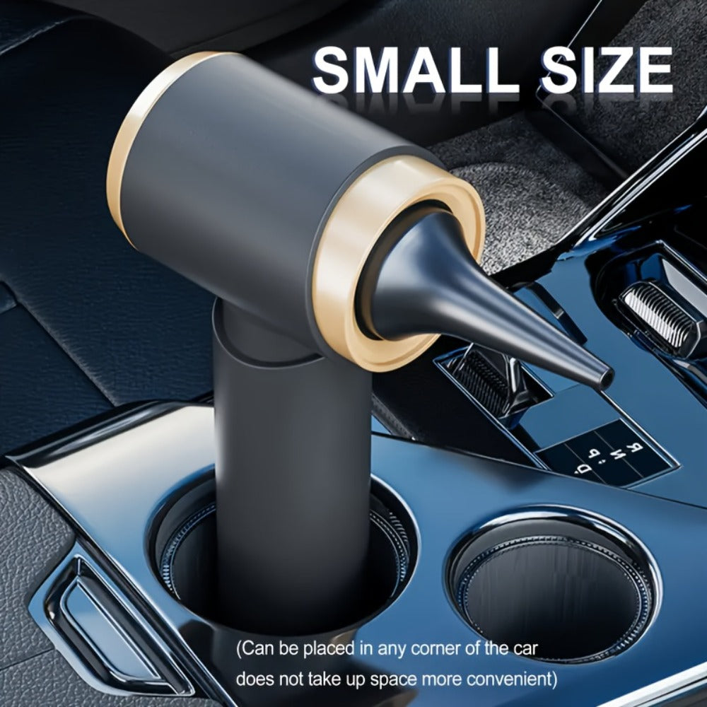 Cordless Handheld Vacuum Cleaner 18000PA Strong Suction - 2-in-1 Air Duster & Vacuum, 120W High Power, Multi-Nozzle Portable Car Vacuum for Car Interior, Home, Pet Hair, Office Desk Cleaning