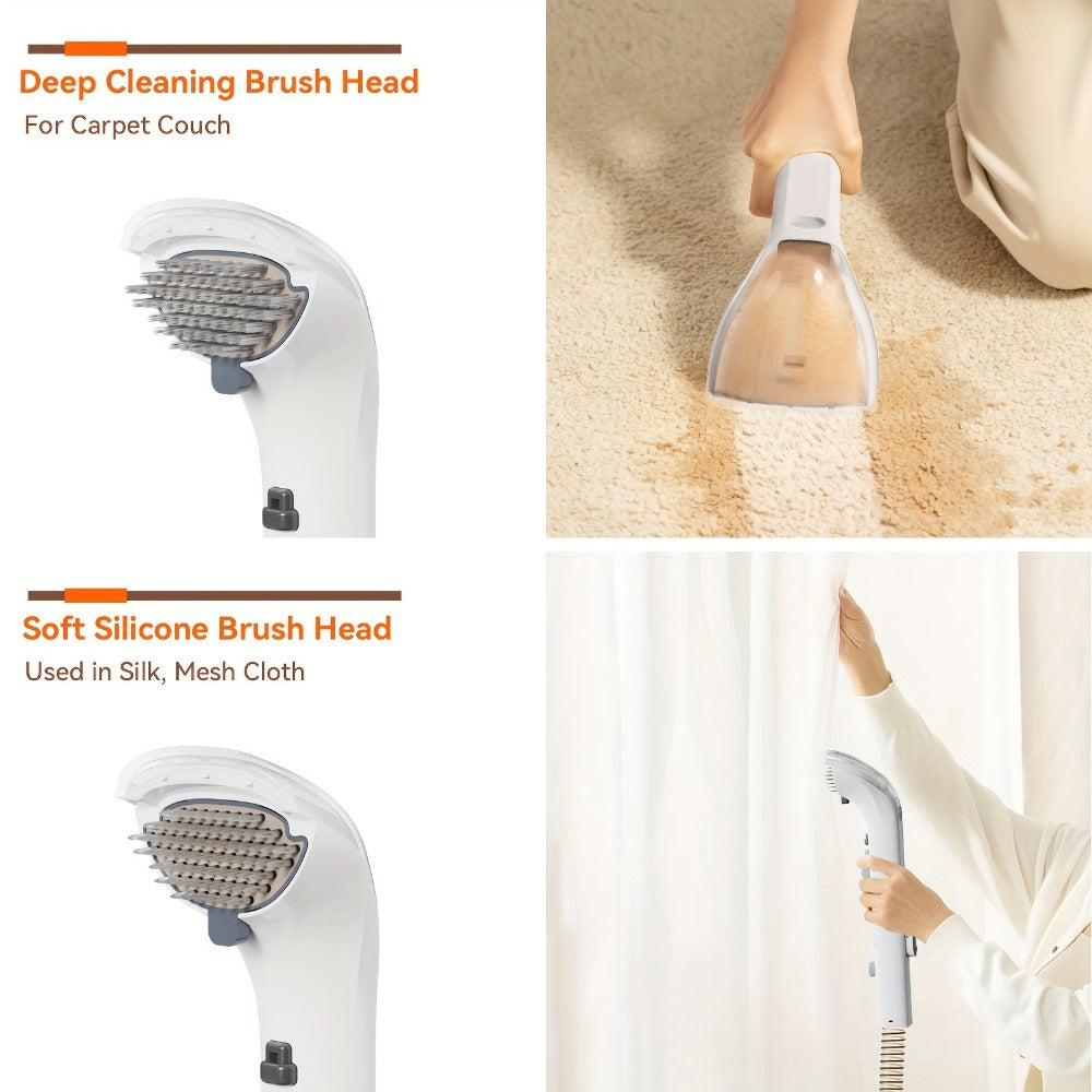 Lydsto Portable Carpet Cleaner 2-in-1 Wash & Dry | 12KPa Suction Fabric Shampooer with Self-Cleaning, 2000ml Tank, Dual Brush Heads ¨C Deep Cleans Sofa, Car Seat & Upholstery
