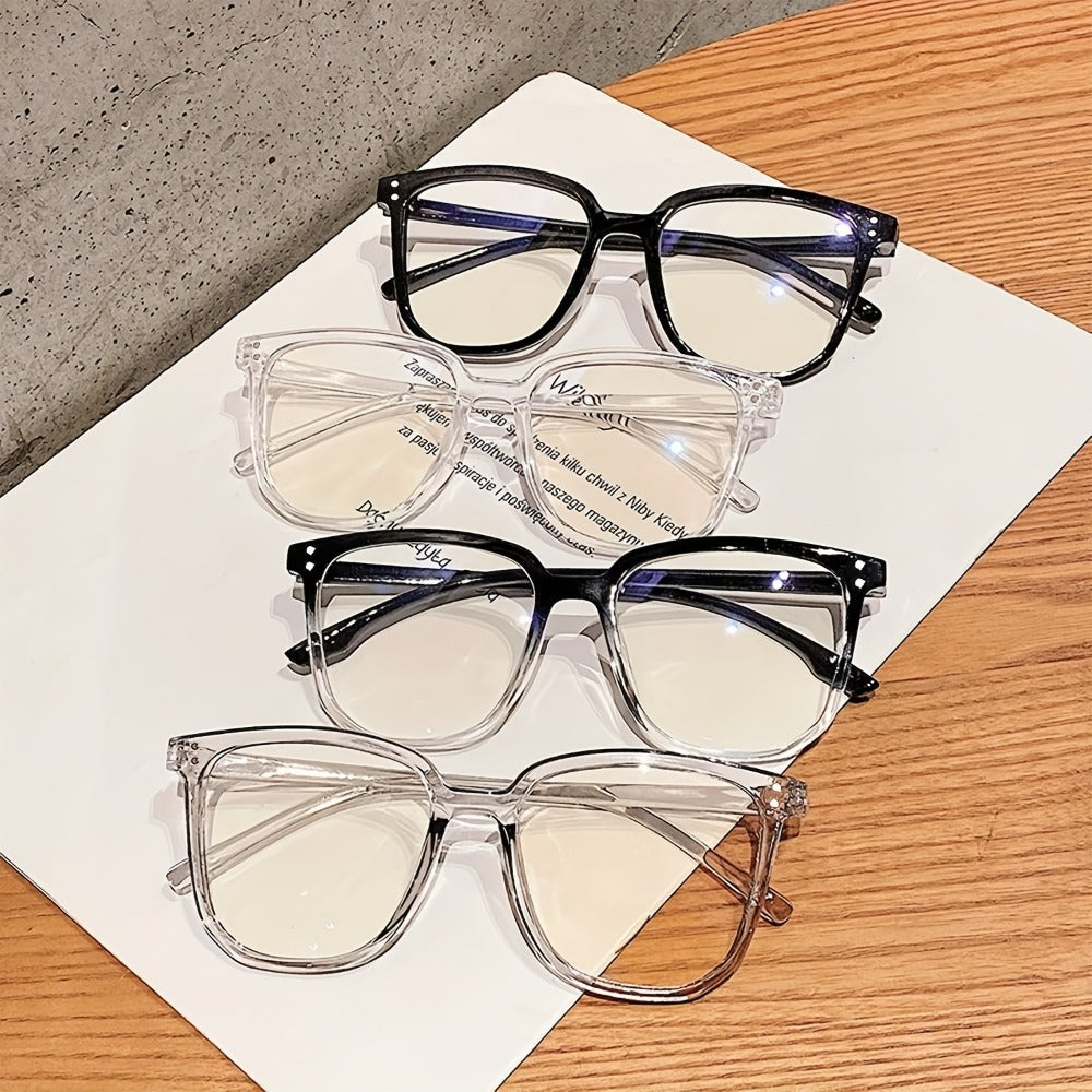 Blue Light Blocking Glasses 6 Pairs Anti Eye Strain Computer Gaming TV Phone Screen Readers Unisex Men Women UV Filter Eyewear Value Pack