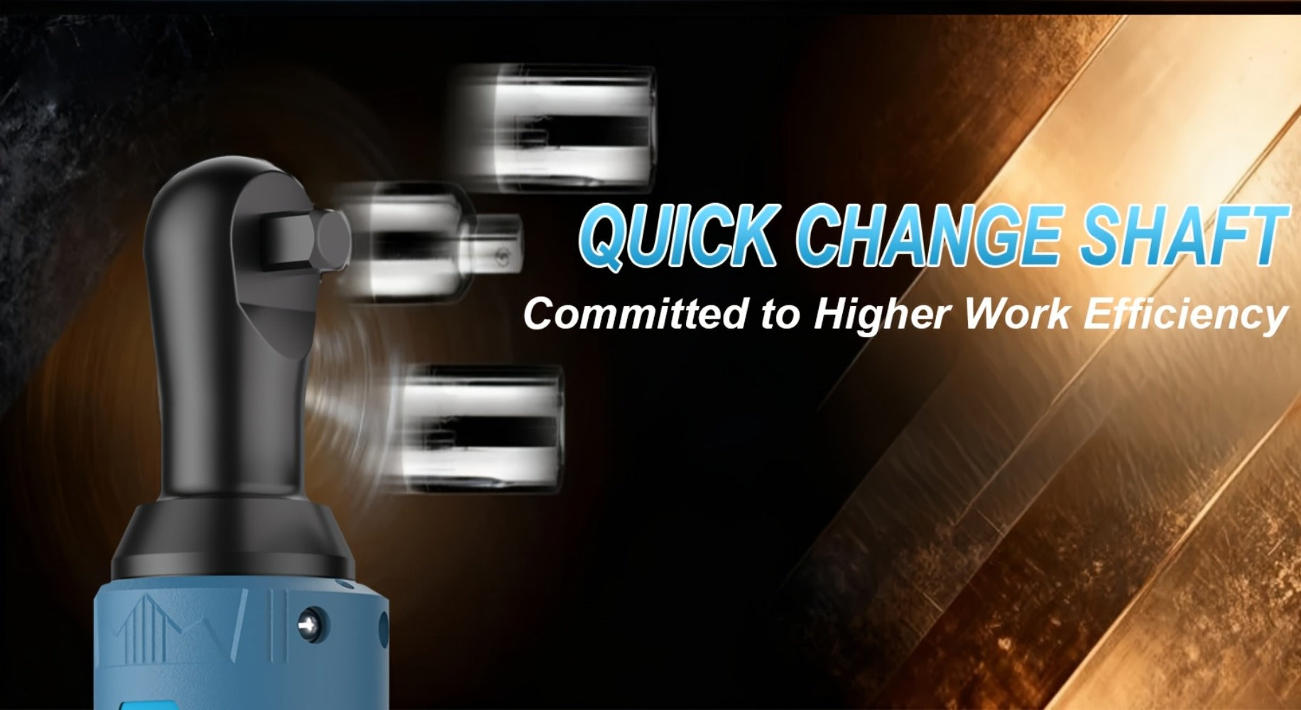 12V Brushless Electric Ratchet Wrench Set with Battery & Quick Charger ¨C Wireless Car Repair Tool Kit for Home & Auto, Holiday Gift for Men