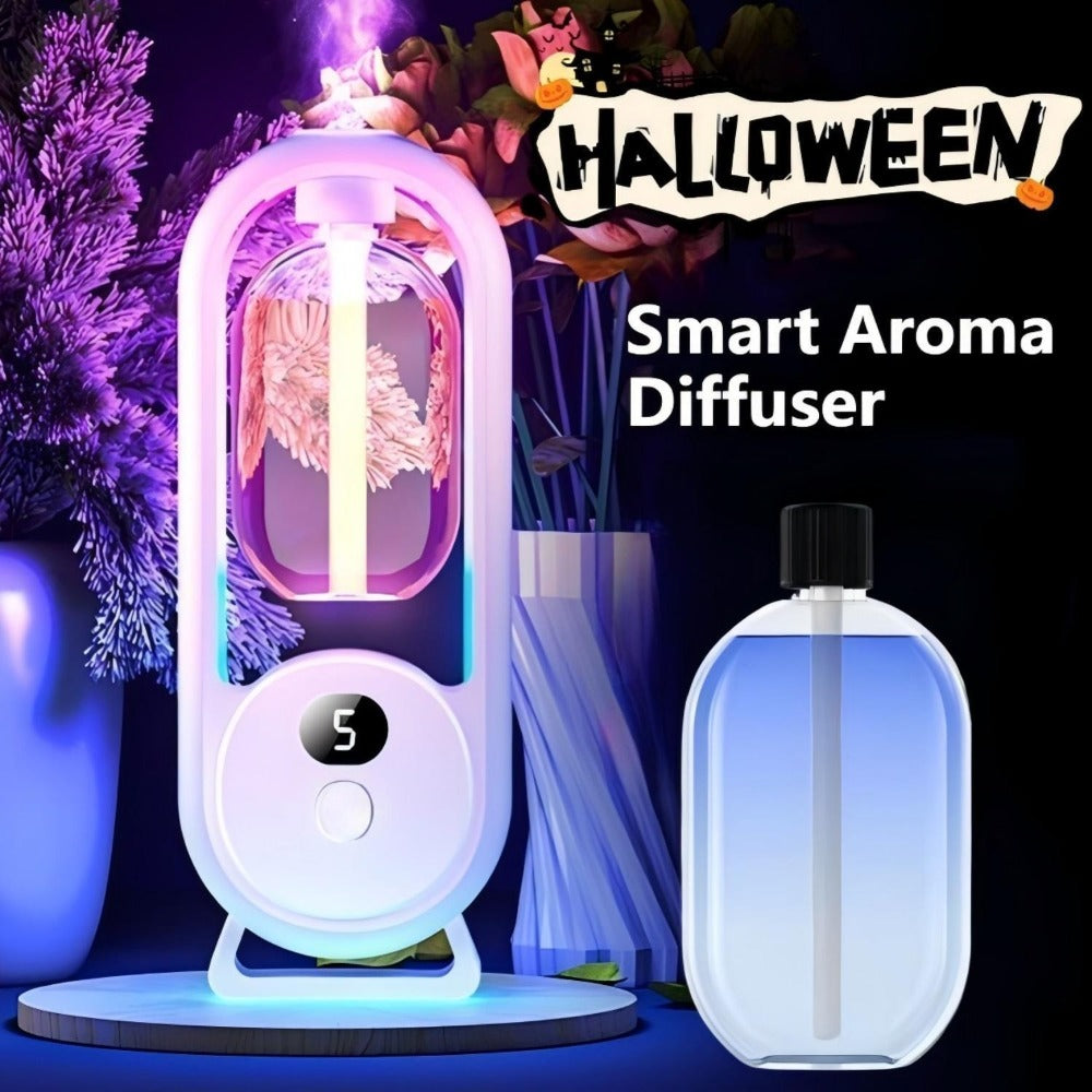 Aroma Diffuser with Essential Oils Set Cool Mist Humidifier 5 Settings for Bedroom Living Room Hotel Spa Yoga Home Relaxation Aromatherapy Diffuser Gift Set with 1 or 3 Essential Oil Bottles