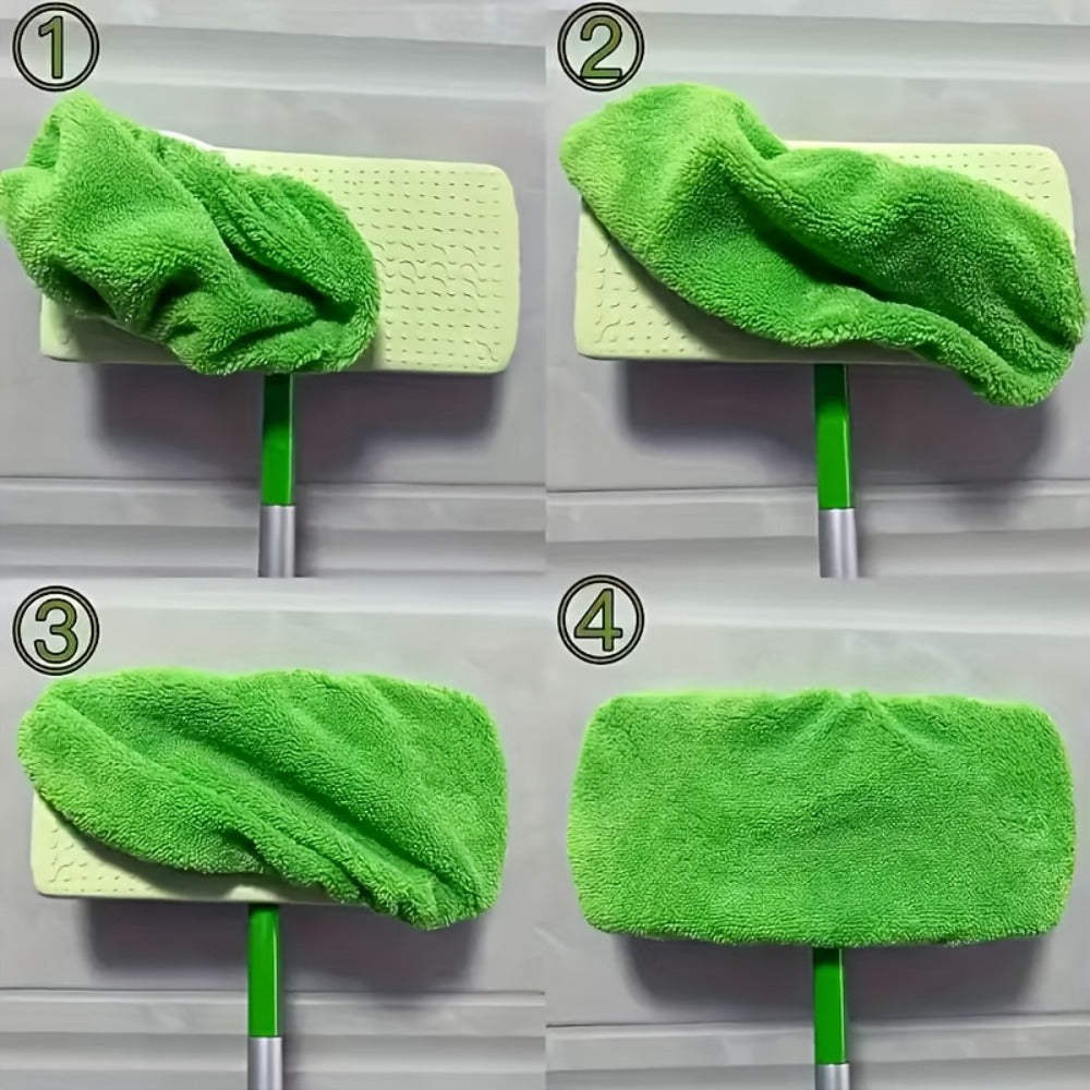 Microfiber Mop Pads 15-Pack Compatible with Swiffer Sweeper Reusable Washable Wet Dry Mopping Cloths Refill Pads for Hardwood Vinyl Tile Floors