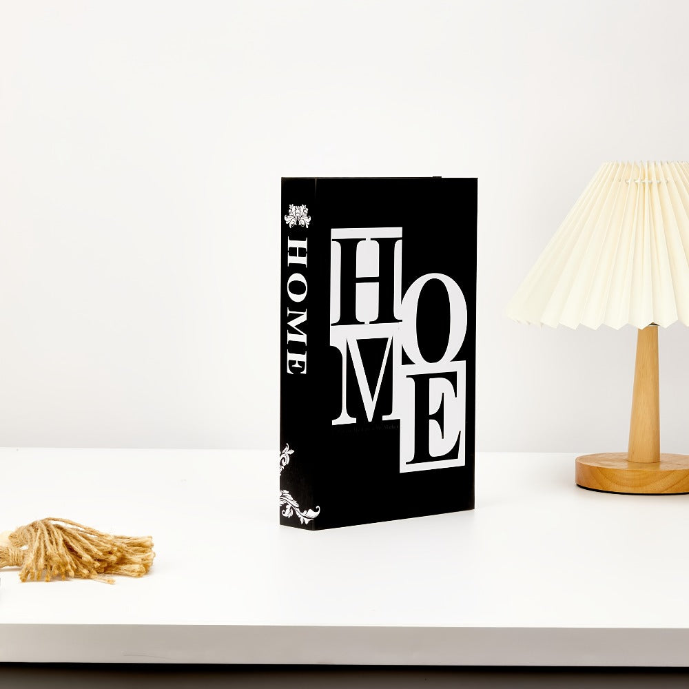 Faux Books Decor Set of 3, Fake Decorative Books for Home Decor Shelf Styling, Industrial Style Artificial Book Props, Modern Minimalist Bookshelf Decoration for Living Room Office