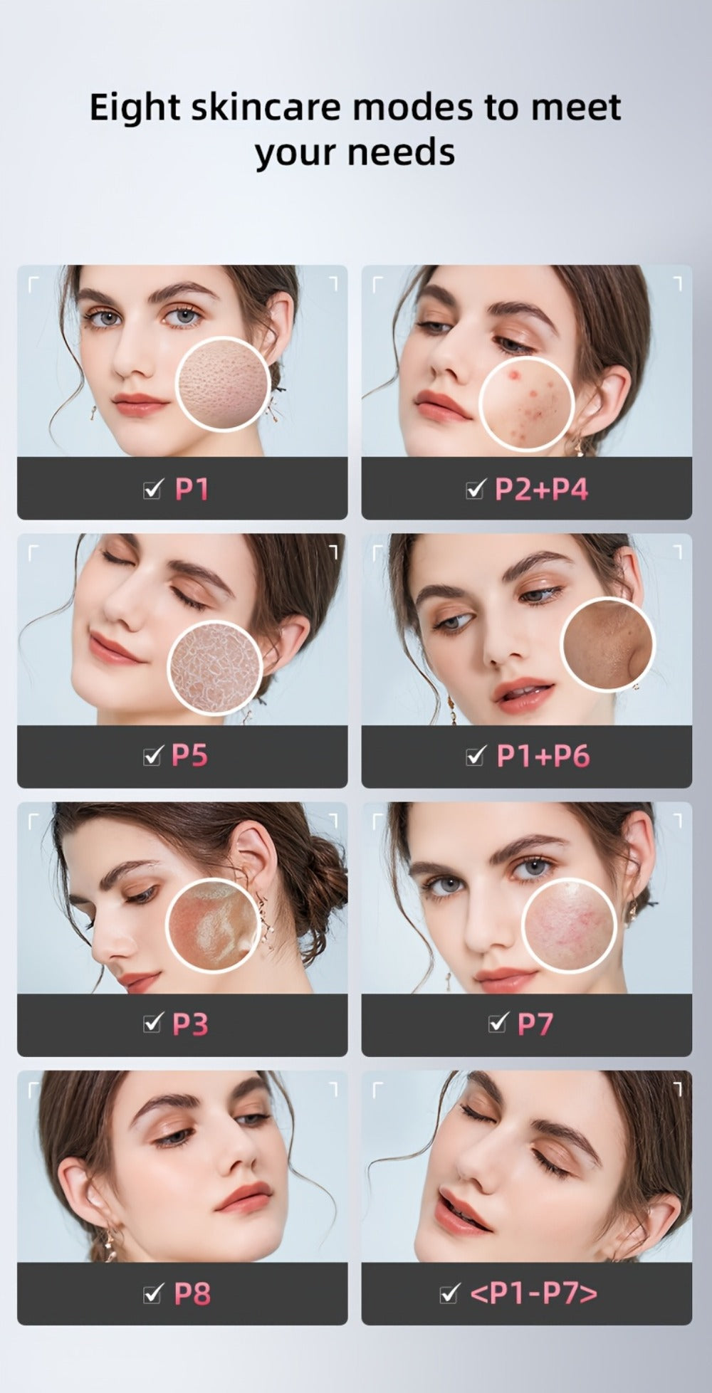 LED Light Therapy Device for Face & Body with Stand - Home Spa