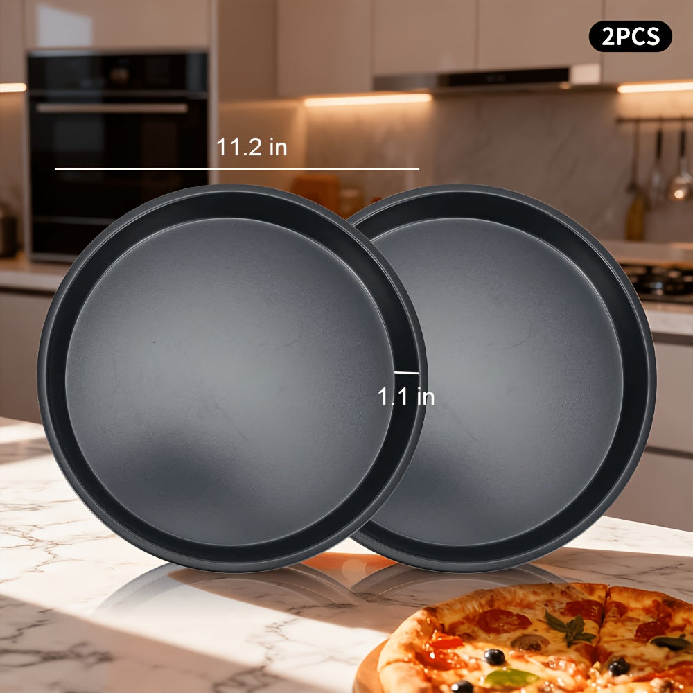 Nonstick Bakeware Set Stackable Space-Saving - Round & Square Pans, Waffle Tray, Cookie Sheet, Dishwasher Safe, Carbon Steel Baking Pan Set for Oven, 2pcs / 5pcs / 10pcs Options