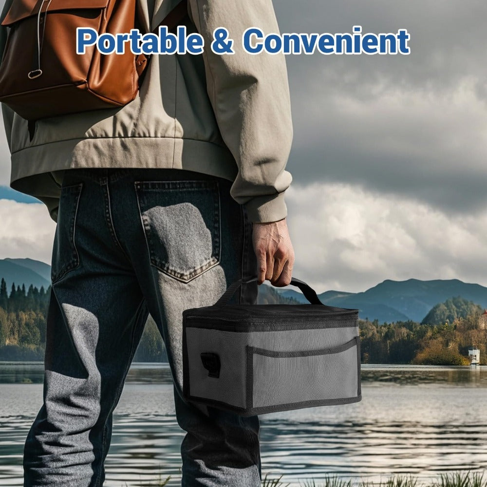 Self-Heating Lunch Box Electric Cordless Food Warmer 1L Portable Rechargeable Heated Lunch Box for Office Car Outdoor 8000mAh Battery