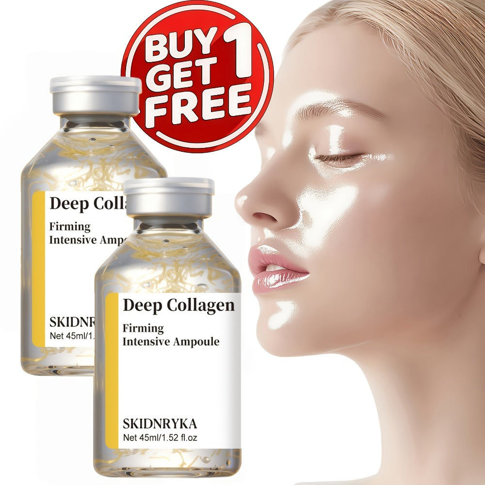 Collagen Serum with Niacinamide & Hyaluronic Acid, Deep Hydration Firming Plumping Skin Tightening Face Serum for All Skin Types, Brightening Even Skin Tone Anti-Aging Essence ¨C 2pcs x 1.52oz