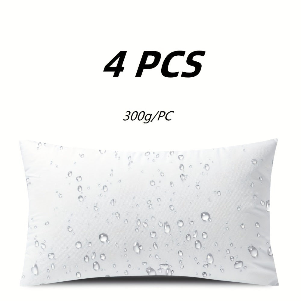 Pillow Inserts Square Indoor Outdoor Decorative Cushion Filling - Woven Fabric 200g+ Stuffing for Throw Pillows Couch Sofa Patio, White, Pack of 2 or 4, Multiple Sizes 12x20 16x16 18x18 20x20 22x22