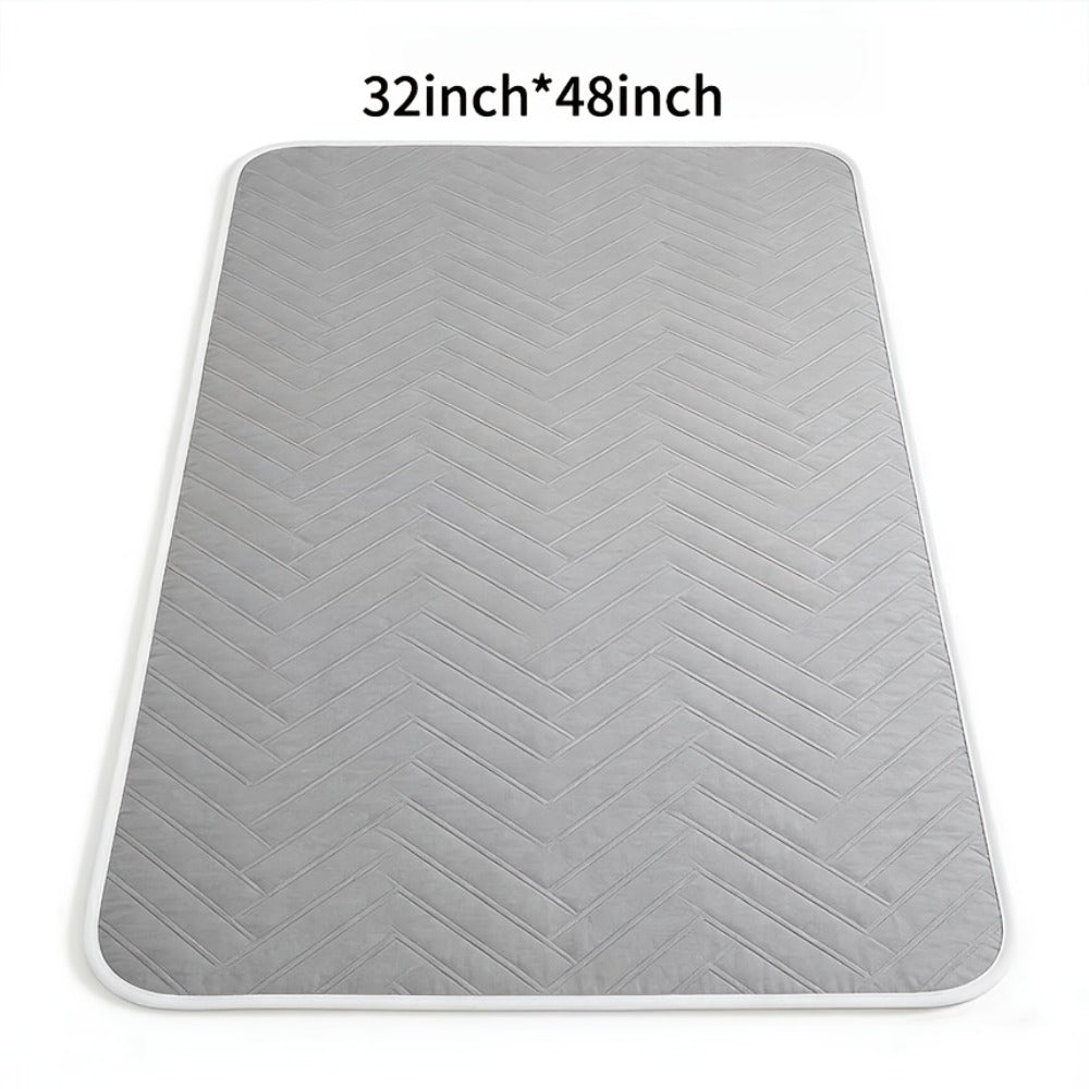 Washable Leak-Proof Mattress Protector for Seniors - Breathable Mesh Polyester, Urinary Incontinence & Bedwetting Pad | Twin, Full, Queen, King