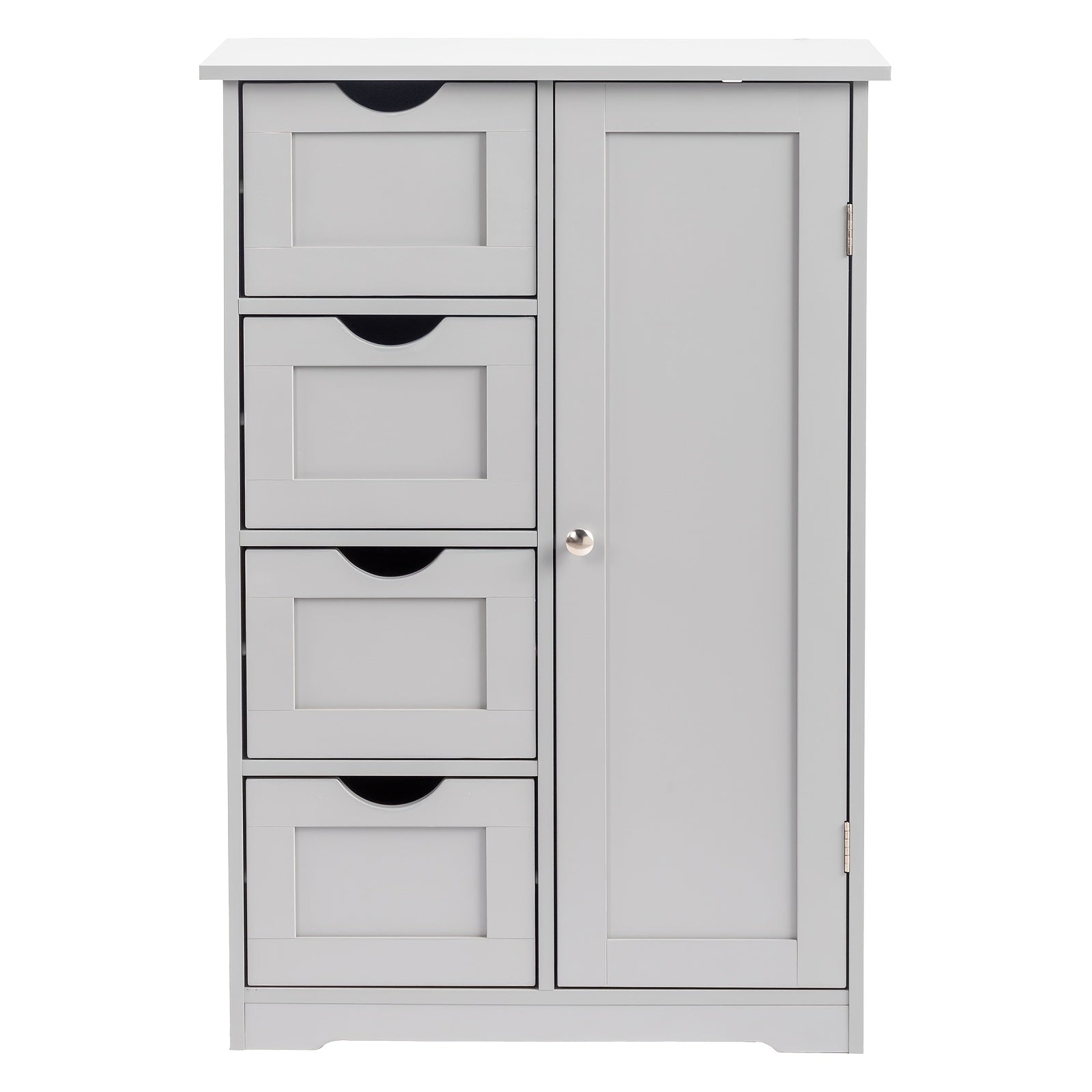 Bathroom Storage Cabinet with Drawers ¨C Waterproof Freestanding Floor Cabinet with 4 Drawer Organizer for Bathroom, Bedroom, Living Room
