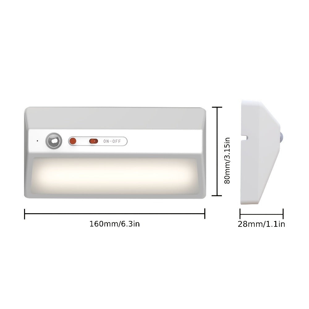 Smart Motion Sensor Night Light Plug-In ¨C Auto On/Off LED Light for Entryway, Corridor, Hallway & Staircase with USB Charging, No Drilling Required