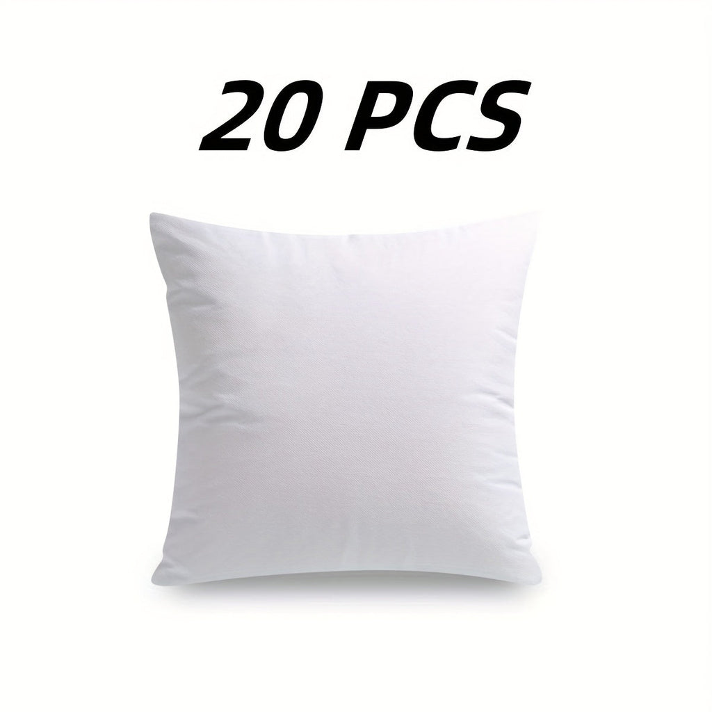 Pillow Inserts Square Microfiber Throw Pillow Inserts for Couch Sofa, Hypoallergenic 100% Virgin Fiber Fill, Indoor Outdoor Cushion Inserts for Office Patio Picnic