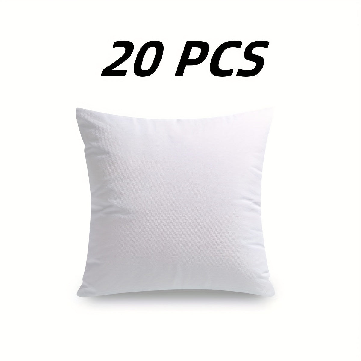 Pillow Inserts Square Microfiber Throw Pillow Inserts for Couch Sofa, Hypoallergenic 100% Virgin Fiber Fill, Indoor Outdoor Cushion Inserts for Office Patio Picnic