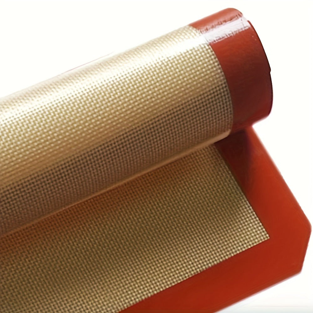 Silicone Baking Mat Set of 4 Nonstick Reusable Oven Liner Sheet for Cookies Macarons Bread Pastries Food Grade Round Square Baking Mats for Rolling Dough