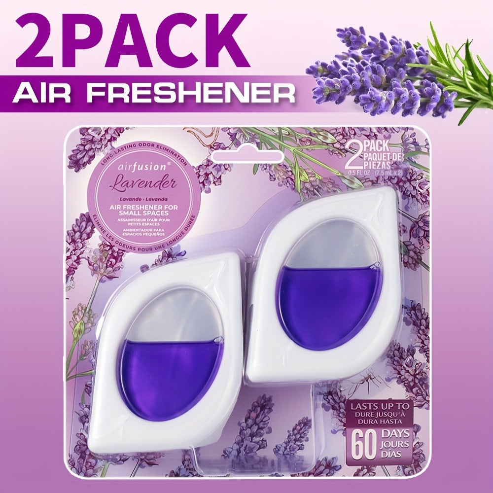 Air Freshener Odor Eliminator for Home Closet Bathroom Pets Small Space 0.25oz Up to 30 Days 6 Scents Eucalyptus Lavender Hawaiian Peach Black Ice Linens Sky 2 6 or 12 Pack