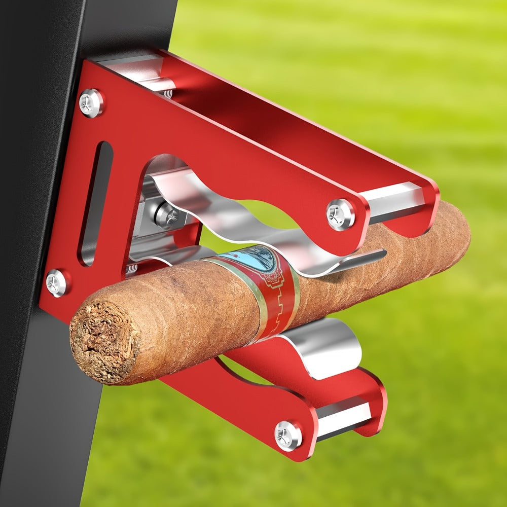Magnetic Cigar Holder Heavy Duty Secure Grip - Fits Golf Carts, Beach Chairs, Fishing Rods & Boats | On-the-Go Smoking Accessory | 7 Colors | Cigar Enthusiast Gift
