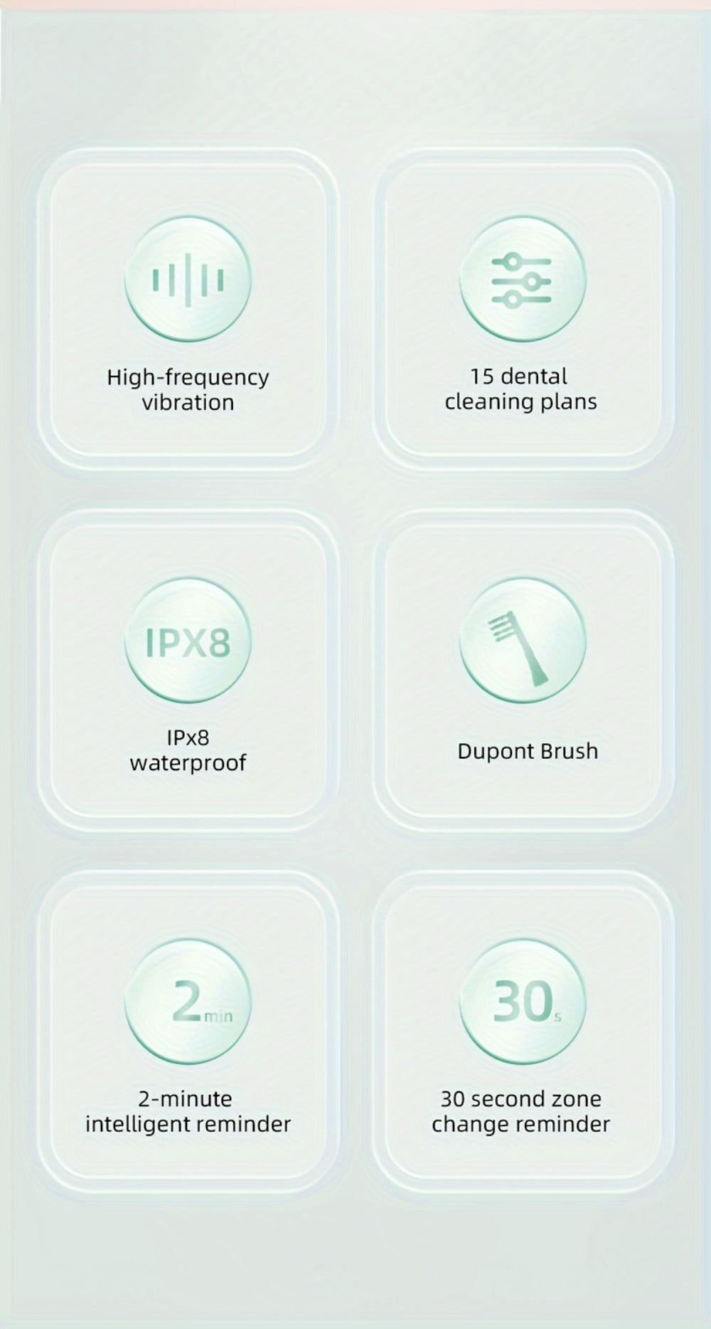 Sonic Electric Toothbrush IPX8 Waterproof USB Rechargeable with 10 Replacement Heads, Intelligent Timer, Travel Case & Charging Base ¨C 5 Colors for Men & Women