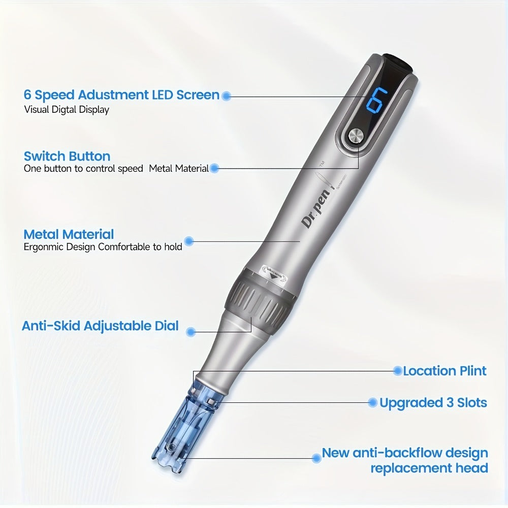 Dr. Pen M8S Microneedling Pen with 25Pcs Nano Cartridges