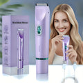 Bikini Trimmer for Women 2-in-1 Dual Head Electric Shaver - IP67 Waterproof Wet Dry Body Hair Remover for Bikini Area Underarms Legs Arms Face, USB Rechargeable Long Battery Life, Ergonomic Grip