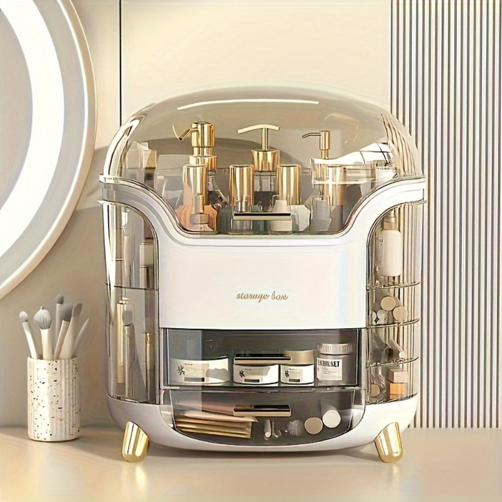 Makeup Organizer Countertop Skincare Organizer Cosmetics Storage Display Case Jewelry Perfume Holder Bathroom Vanity