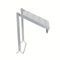Ladder Platform Scaffold Board 400 lb Heavy Duty Non-Slip Work Tray Retractable Workstation Tool Tray Attachment for Extension Ladders Easy Install Silver
