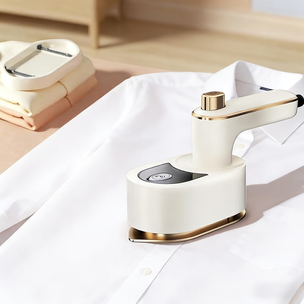 Handheld Clothes Steamer Mini Portable Folding Garment Steamer 180 Degree Rotating Fast Heating Wrinkle Remover for Travel College Dorm Apartment Home Office Back to School