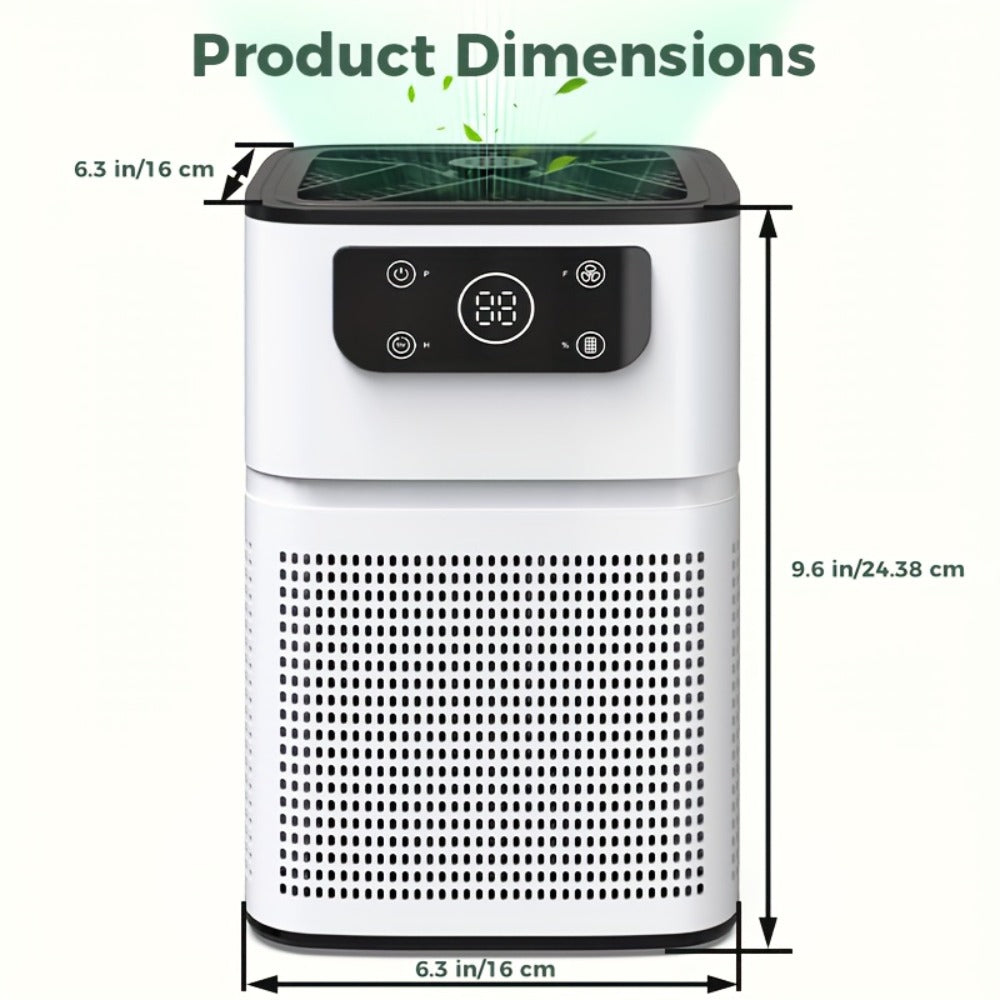 HEPA Air Purifier with Aromatherapy Function for Pets Dust Odor Smoke, Quiet Sleep Mode Air Cleaner for Bedroom Office Living Room, Small Portable Room Air Purifier with Essential Oil Diffuser