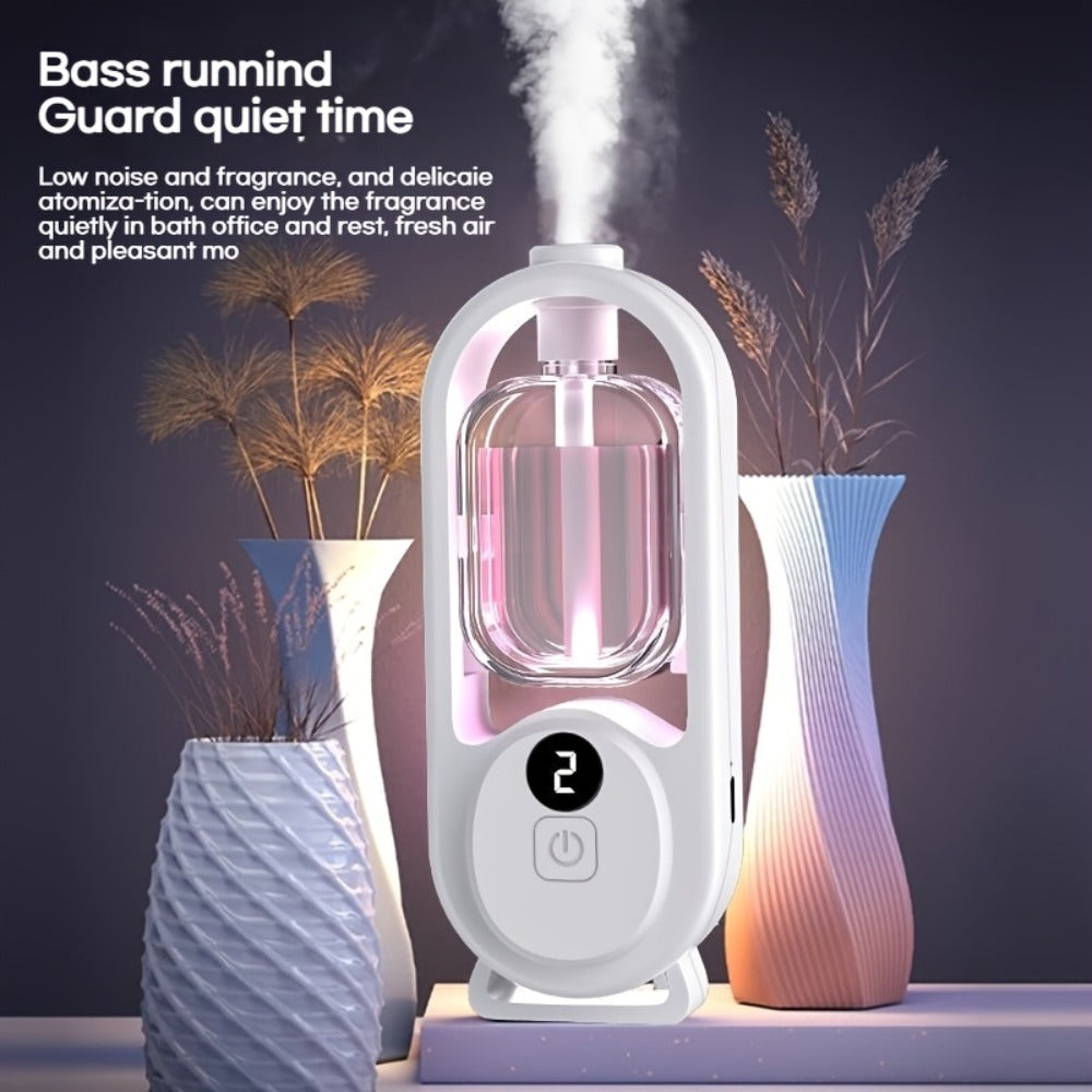 Aromatherapy Diffuser with Essential Oils 2-in-1 Humidifier - Hotel Scent Home Fragrance Machine with Natural French Essential Oils, Ultrasonic Spray, LED Ambient Light, Whole House Air Freshener for Bedroom, Living Room, Office