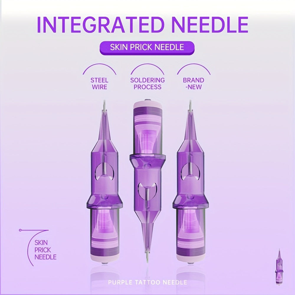Disposable Tattoo Needles Mixed Size Sterilized RL RS M1 0.35mm ¨C Safety Tattoo Needle Set for Tattoo Artists and Beginners, Body Art Supplies 30 40 100 Piece Bulk Pack