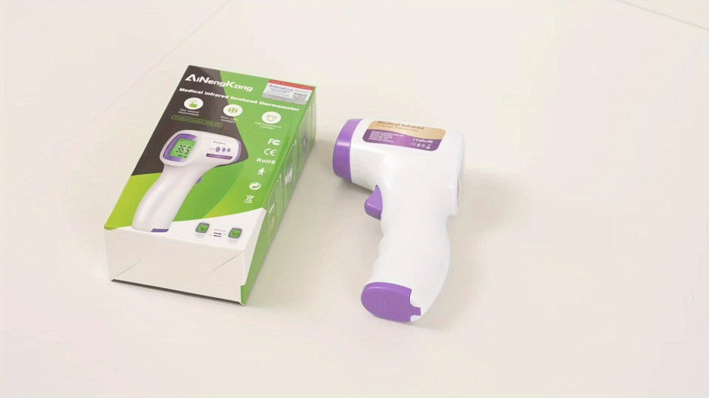 Non-Contact Forehead Thermometer Digital Infrared ¨C 1-Second Instant Reading, Fever Alarm, 3-in-1 Forehead & Object Mode, FSA HSA Eligible, Silent & Memory Mode, 3 Backlights