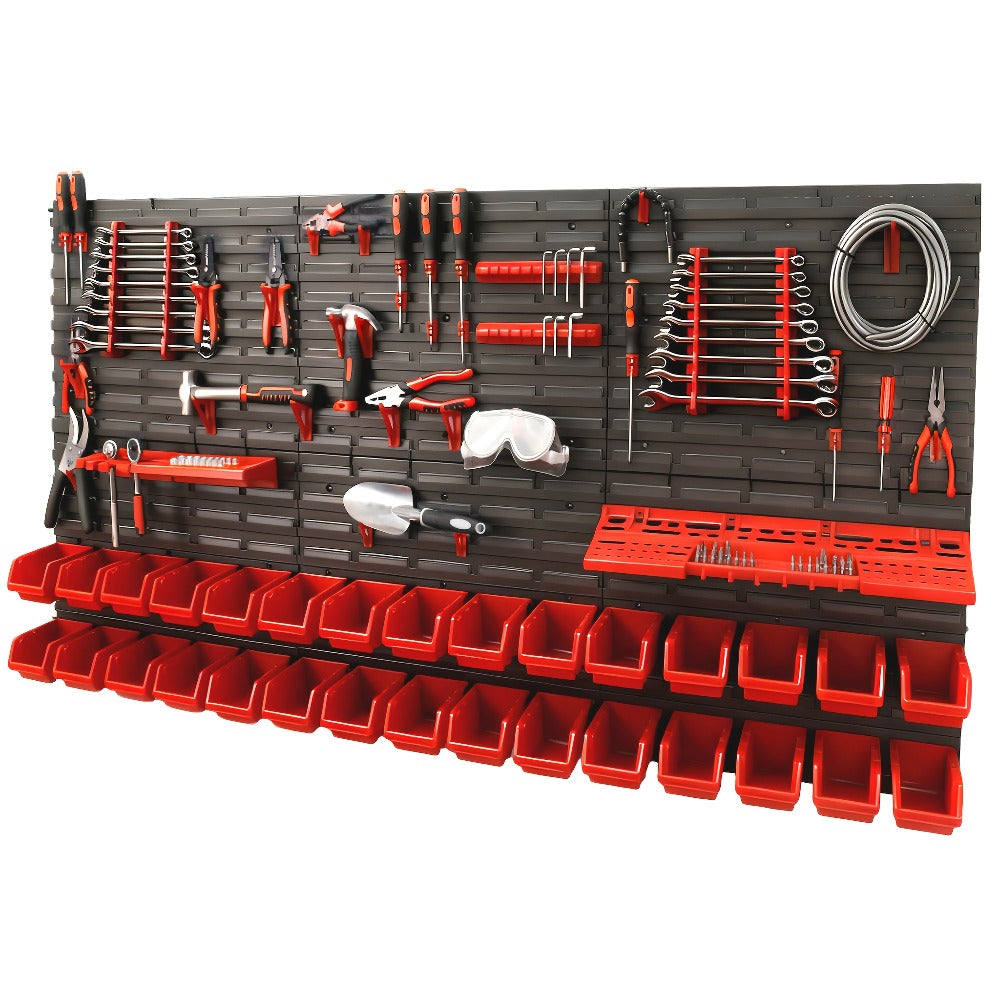 Tool Organizer Set ¨C Multi-Functional Wrench, Screwdriver, Drill Bit & Hammer Storage Rack | Garage Tool Organizer Wall Mount for 39/69 Piece Tool Sets | Workshop Tool Holder Gift for Men & DIY Enthusiasts