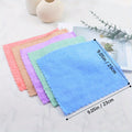 Microfiber Towel Set 40pcs ¨C Ultra Soft Quick Dry Absorbent Hand Face Towels for Bathroom, Coral Fleece Cleaning Wipes, Skin-Friendly