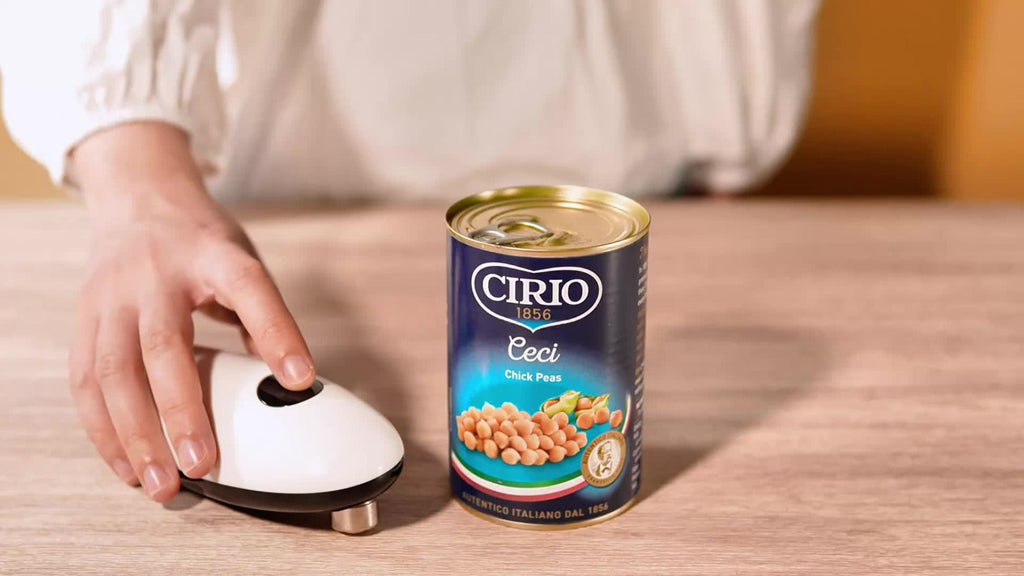 Electric Can Opener One Touch ¨C Automatic 360¡ã Rotation for All Can Sizes, Smooth Safe Edge, Battery Operated, Ideal for Seniors & Arthritic Hands, Kitchen Gadget