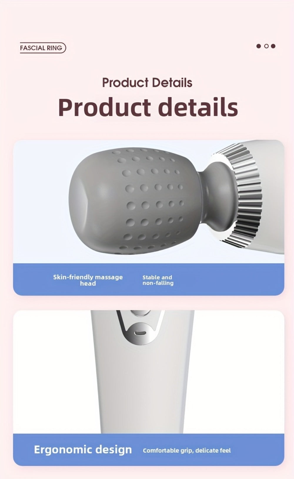 USB Rechargeable Vibration Massage Stick ¨C Portable Handheld Full Body Massager for Neck, Back, Legs & Waist Relaxation, Compact Electric Wand Massager for Home Office & Travel Use