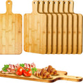 Acacia Wood Cutting Board Set with Handle ¨C Large 15.7x7.8 Inch Kitchen Chopping Boards for Vegetables, Meat & Cheese, Dishwasher Safe, Durable Food Prep Board for Home Chefs, 5-Pack or 10-Pack