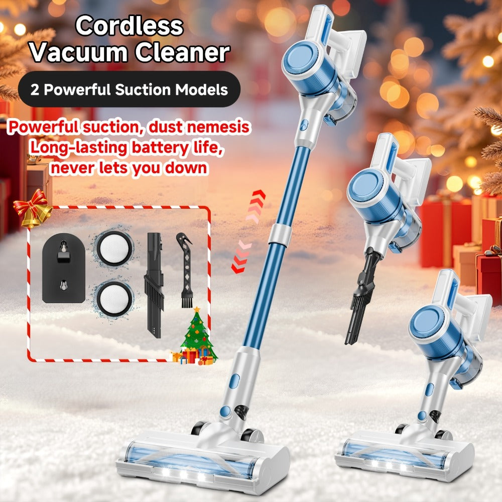 Cordless Stick Vacuum Cleaner 70KPa Brushless Motor 45-Min Runtime Lightweight for Pet Hair Carpet Hard Floor Dust with Cord & Cordless Modes
