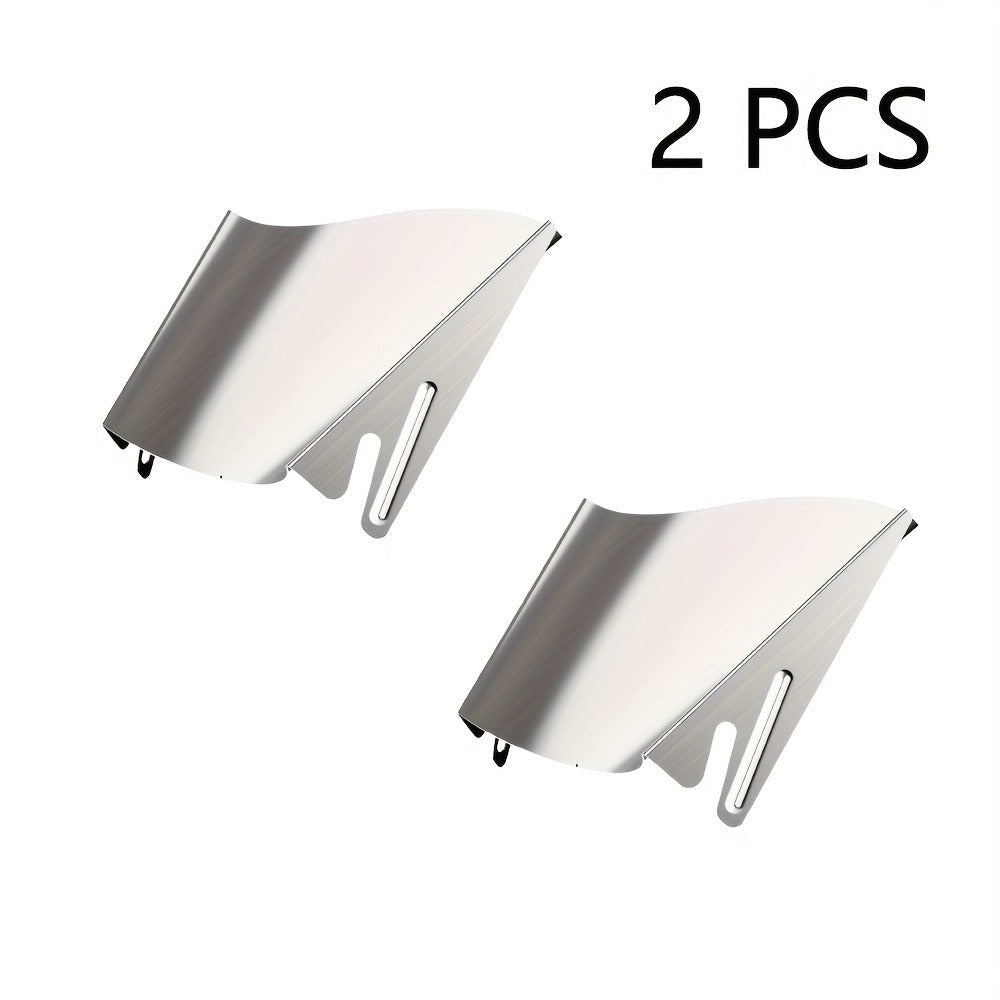 Stand Mixer Pouring Chute Stainless Steel ¨C Dishwasher Safe Pouring Shield for KitchenAid Tilt-Head & Bowl-Lift Models, 1-Pack or 2-Pack Baking Accessory, Durable & Splash-Proof
