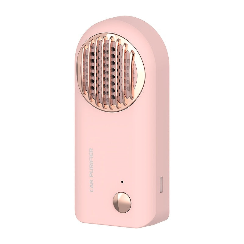 Car Air Purifier Ozone Deodorizer Active Oxygen Sterilization Odor Removal for Car Refrigerator Household Use Pink White Grey