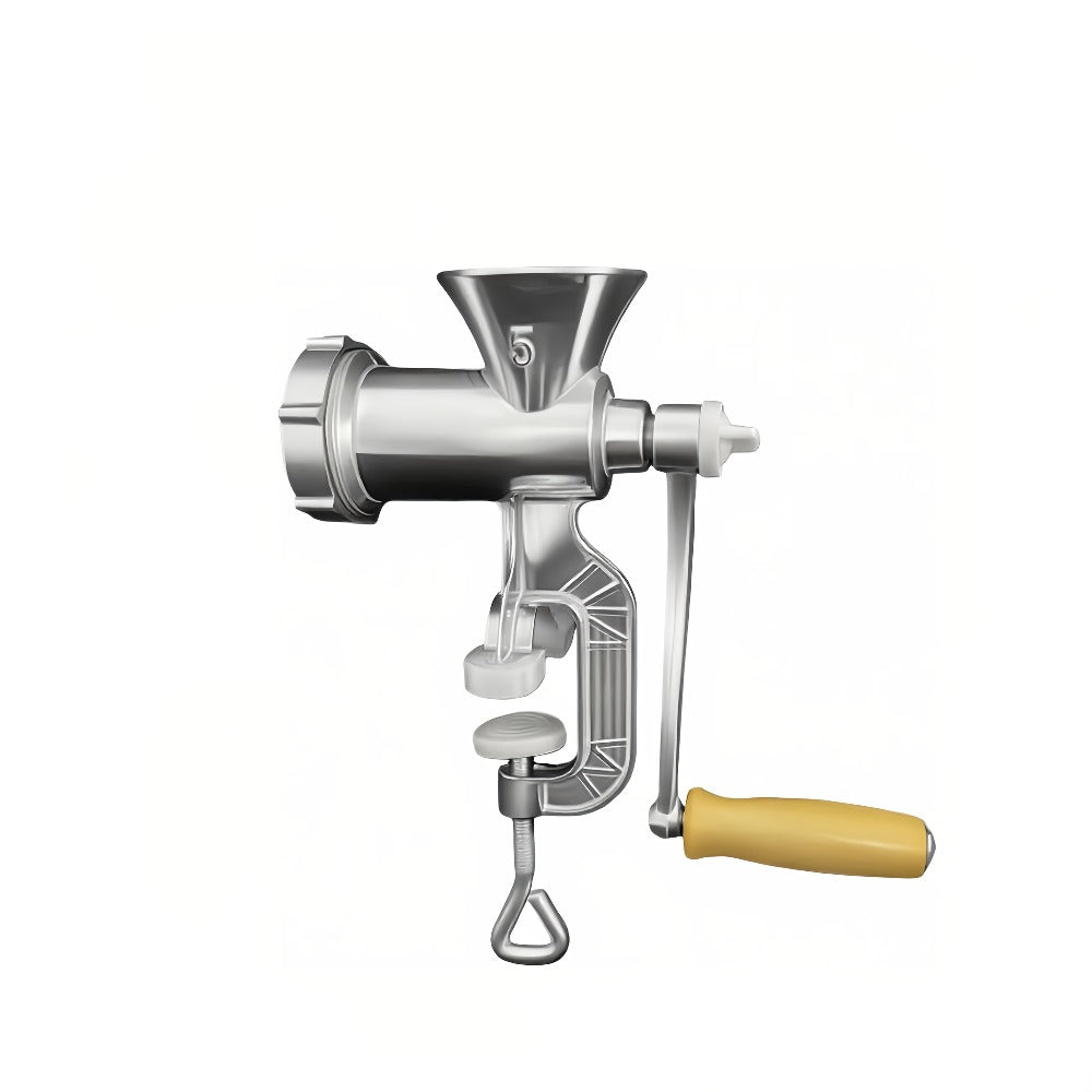 Manual Meat Grinder with Table Clamp Heavy Duty Stainless Steel Hand Crank Food Processor for Grinding Meat Vegetables & Spices ¨C No Electricity Required