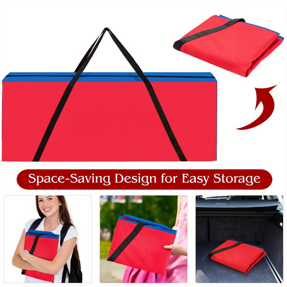 Jumbo 4 in a Row Game Storage Bag Carrying Bag for Giant Connect 4 Game Set Oxford Cloth Shoulder Strap Large Capacity Fits 33x13x29 Game Set Blue Red
