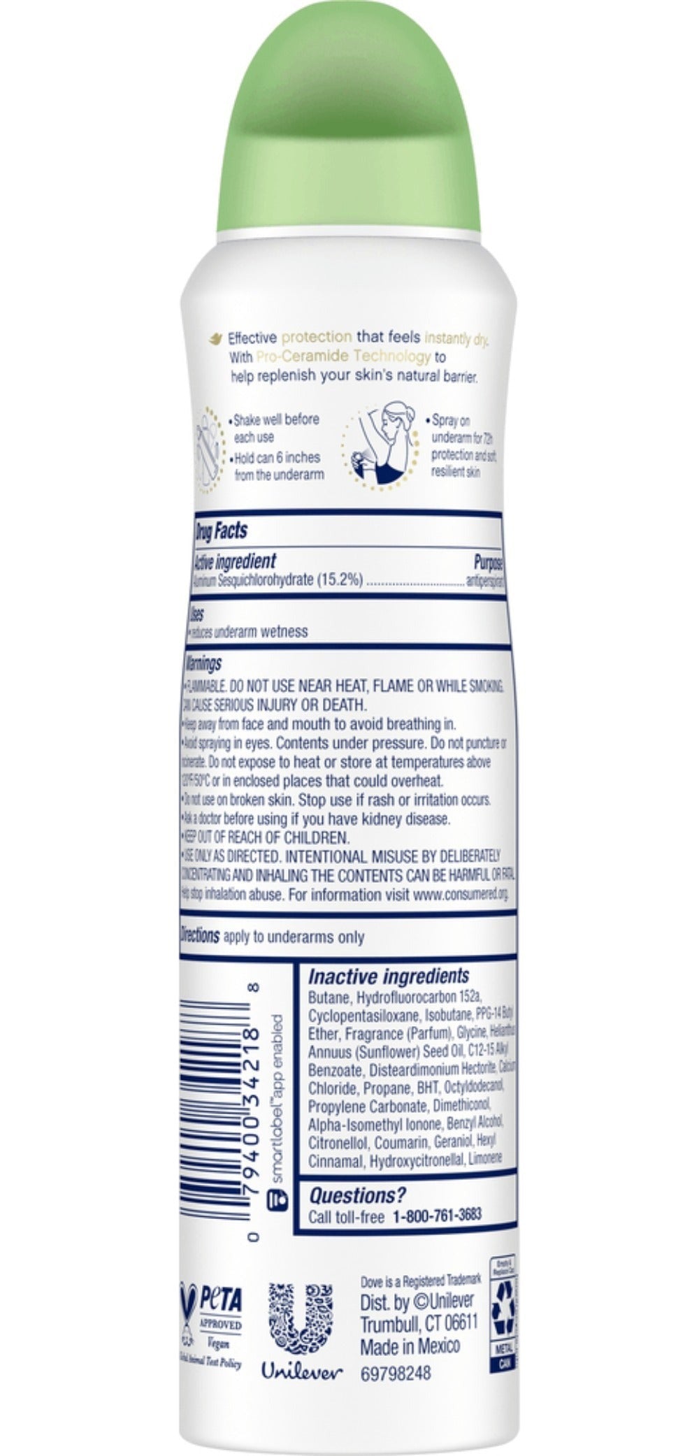 Dove Women Deodorant Spray 150ml Long-Lasting Scent Protection Anti-Perspirant Body Spray for Women ¨C 48H Freshness, Gentle on Skin, Bulk Pack Options