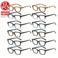 Blue Light Blocking Reading Glasses 12 Pack Bulk Set ¨C Stylish Unisex Readers with Anti-Glare Lenses, Lightweight Frames, Multiple Magnification Strengths for Men and Women