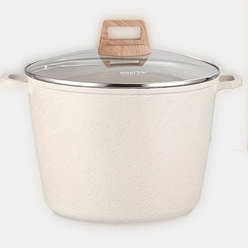 Non-Stick Stock Pot 10.5 QT Large Capacity Soup Pot with Lid - Induction Compatible All Stovetops High Temperature Resistant Easy Clean Cookware for Home Cooks Families Housewarming Gift