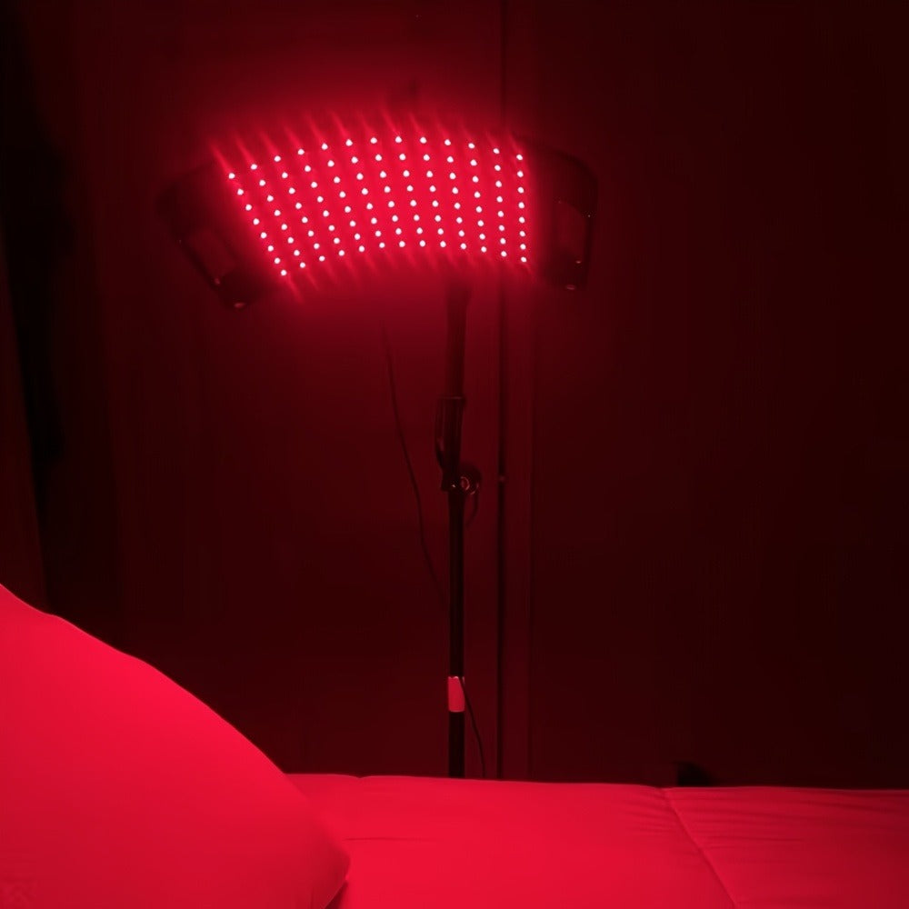 Red Light Therapy Lamp 660nm & 850nm Near Infrared Light Therapy Device with Stand LED Panel for Face Body Skin Rejuvenation Pain Relief Muscle Recovery