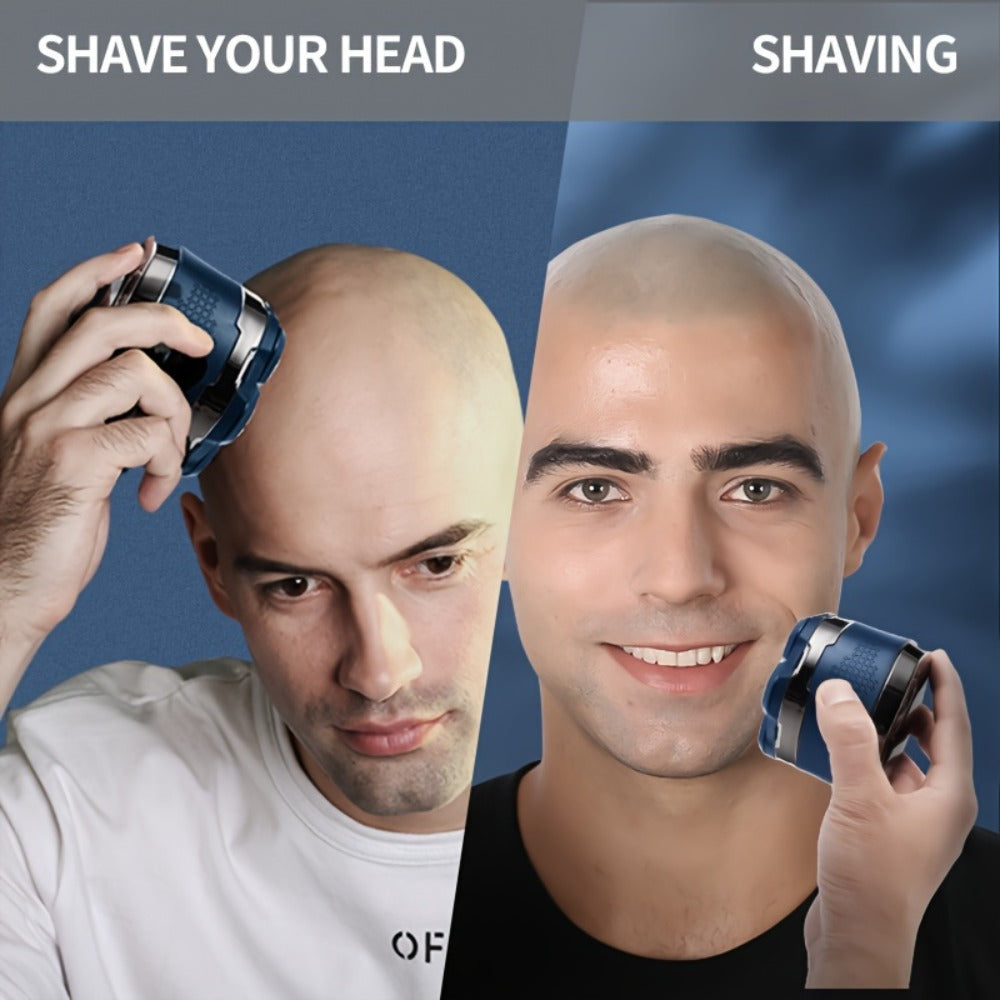 Electric Shaver for Men 7D Bald Head Shaver - IPX6 Waterproof Wet Dry Electric Razor, Cordless USB Charging, LED Display, Magnetic Blade, Beard Trimmer for Head Face Body All Skin Types